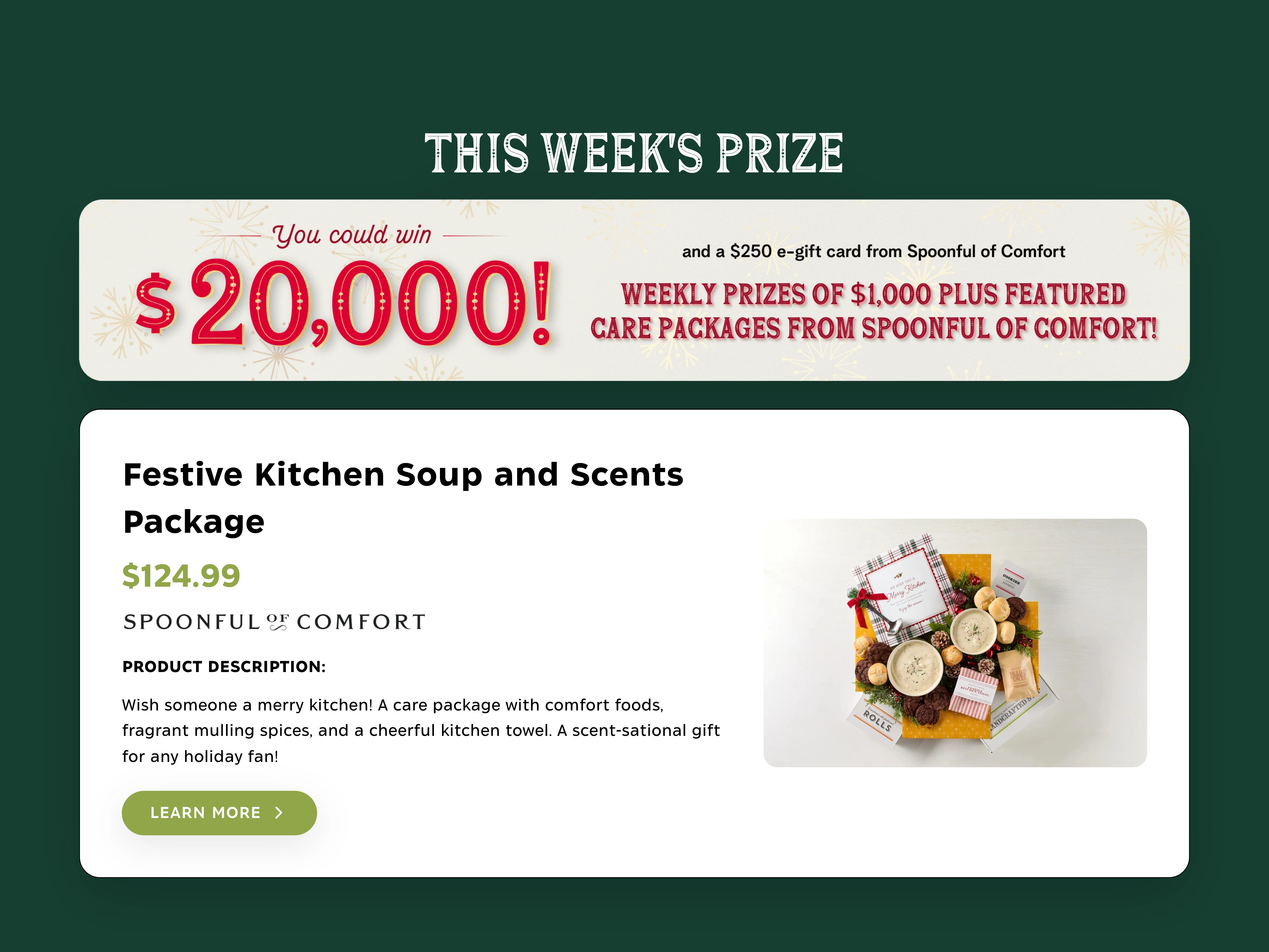Discover the weekly prize, captured from Hallmark Movie Game and centered on a background matched to the brand.