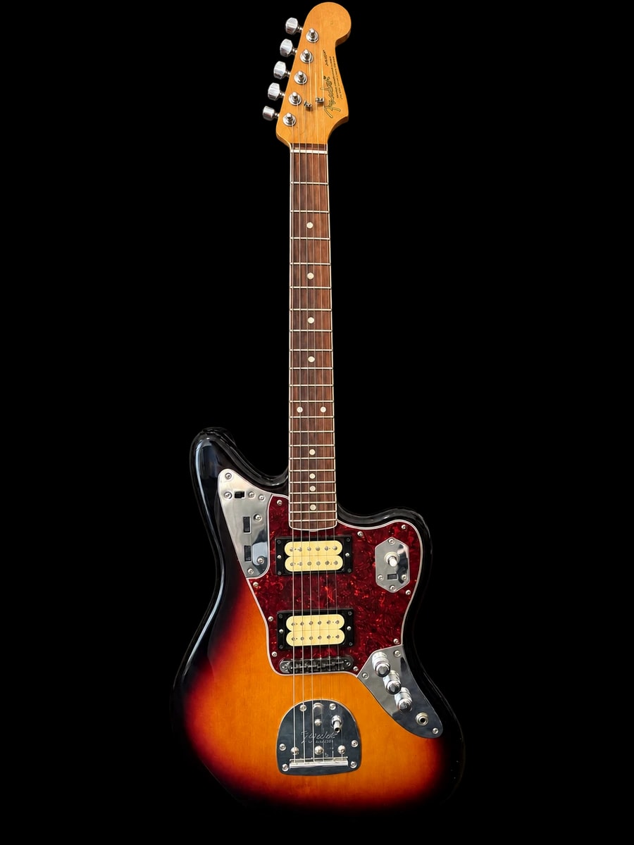Ilya’s sunburst electric guitar